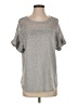 Vocal Gray Short Sleeve Top Size S - photo 1