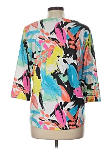 Onque Casuals 3/4 Sleeve Blouse (view 2)