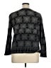 Liz & Co. 100% Cotton Print Black Pullover Sweater Size 1X - photo 2