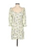 Timing 100% Polyester Green Casual Dress Size L - photo 1