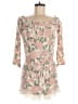 Hot Kiss 100% Rayon Floral Pink Romper Size M - photo 1