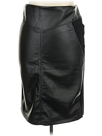Ashley Stewart Faux Leather Skirt (view 1)