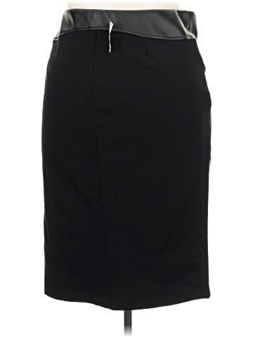 Ashley Stewart Faux Leather Skirt (view 2)