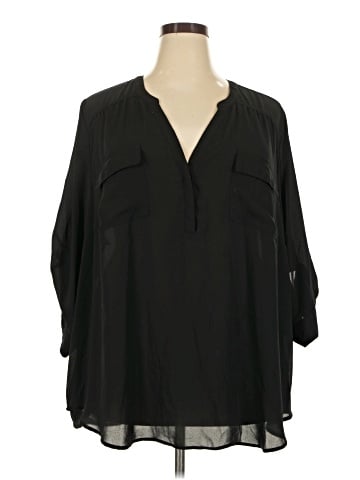 Torrid 3/4 Sleeve Blouse (view 1)