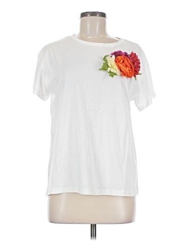 Zara W&B Collection Short Sleeve Top (view 1)