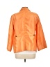 Susan Graver 100% Polyester Orange Blazer Size L - photo 2