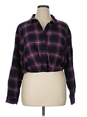 DKNY Jeans Long Sleeve Blouse (view 1)