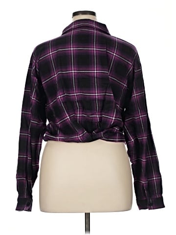 DKNY Jeans Long Sleeve Blouse (view 2)