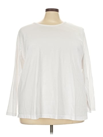 Woman Within 3/4 Sleeve T-Shirt (view 1)
