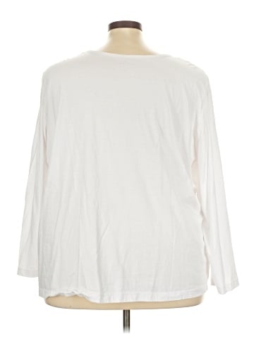 Woman Within 3/4 Sleeve T-Shirt (view 2)