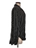 Three Dots 100% Viscose Stripes Black Long Sleeve Blouse Size M - photo 4