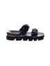 Bernardo 100% Leather Black Sandals Size 8 1/2 - photo 1