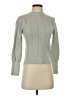 Amour Vert Chevron-herringbone Green Turtleneck Sweater Size S - photo 1