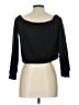 American Apparel Black 3/4 Sleeve Top Size L - photo 2