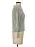 Amour Vert Chevron-herringbone Green Turtleneck Sweater Size S - photo 4