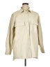 Steve Madden 100% Polyurethane Ivory Long Sleeve Button-Down Shirt Size XL - photo 1