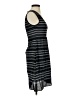 M.S.S.P. Stripes Gray Casual Dress Size XS - photo 4