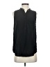 Marciano Black Sleeveless Button-Down Shirt Size S - photo 1