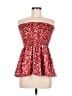 Shein 100% Polyester Red Sleeveless Blouse Size M - photo 1
