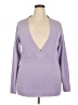 New York & Company Purple Pullover Sweater Size XXL (estimated) - photo 1