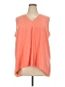 Fever 100% Polyester Orange Sleeveless Blouse Size XXL - photo 1