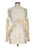 A'reve Ivory Long Sleeve Top Size L - photo 1