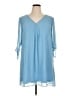 Soprano 100% Polyester Blue Casual Dress Size XL - photo 1