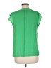Maison d' Amelie 100% Polyester Green Short Sleeve Blouse Size M - photo 2