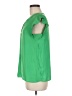 Maison d' Amelie 100% Polyester Green Short Sleeve Blouse Size M - photo 5