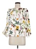 Bailey 44 100% Polyester Floral White 3/4 Sleeve Blouse Size S - photo 1