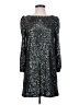 BB Dakota Tweed Silver Cocktail Dress Size XS - photo 1