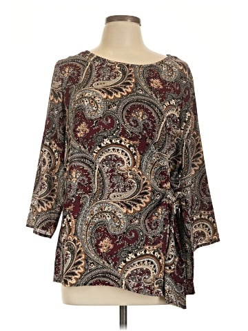 DressBarn 3/4 Sleeve T-Shirt (view 1)