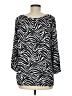 MICHAEL Michael Kors Black 3/4 Sleeve Blouse Size M - photo 2