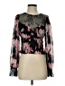 Unbranded 100% Polyester Black Long Sleeve Blouse Size S - photo 1