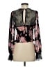 Unbranded 100% Polyester Black Long Sleeve Blouse Size S - photo 2