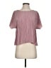 Madewell 100% Polyester Pink Texture &amp; Thread Micropleat Top Size S - photo 1