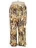 D&Co. Animal Print Gold Casual Pants Size 3X - photo 1