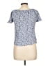 George 100% Viscose Blue Short Sleeve Blouse Size L - photo 2