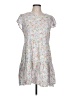 No Comment Floral Gray Casual Dress Size L - photo 1