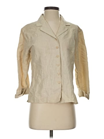 Silkland 3/4 Sleeve Silk Top (view 1)