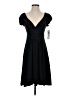 London Times Solid Black Cocktail Dress Size 4 - photo 1
