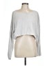 Brandy Melville 100% Cotton Gray Pullover Sweater Size L (estimated) - photo 1