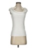 B. Moss Ivory Sleeveless T-Shirt Size XS - photo 1
