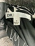 DR2 100% Polyester Graphic Black Casual Dress Size M - photo 7