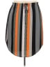 Emery Rose 100% Polyester Stripes Orange Casual Skirt Size 4X - photo 1