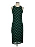 Veronica M. Chevron-herringbone Teal Cocktail Dress Size S - photo 1