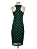 Veronica M. Chevron-herringbone Teal Cocktail Dress Size S - photo 2