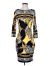 Cache Print Yellow Casual Dress Size 4 - photo 1