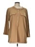Boston Proper Tan 3/4 Sleeve Blouse Size L - photo 1