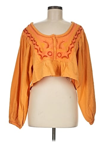 Free People Long Sleeve Blouse (view 1)